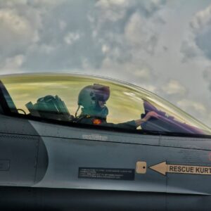 pilot in aircraft
